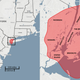 The “area of destruction” that a 1908 Tunguska event would cause NYC. The report states such an impact could lead to millions of casualties in the city.